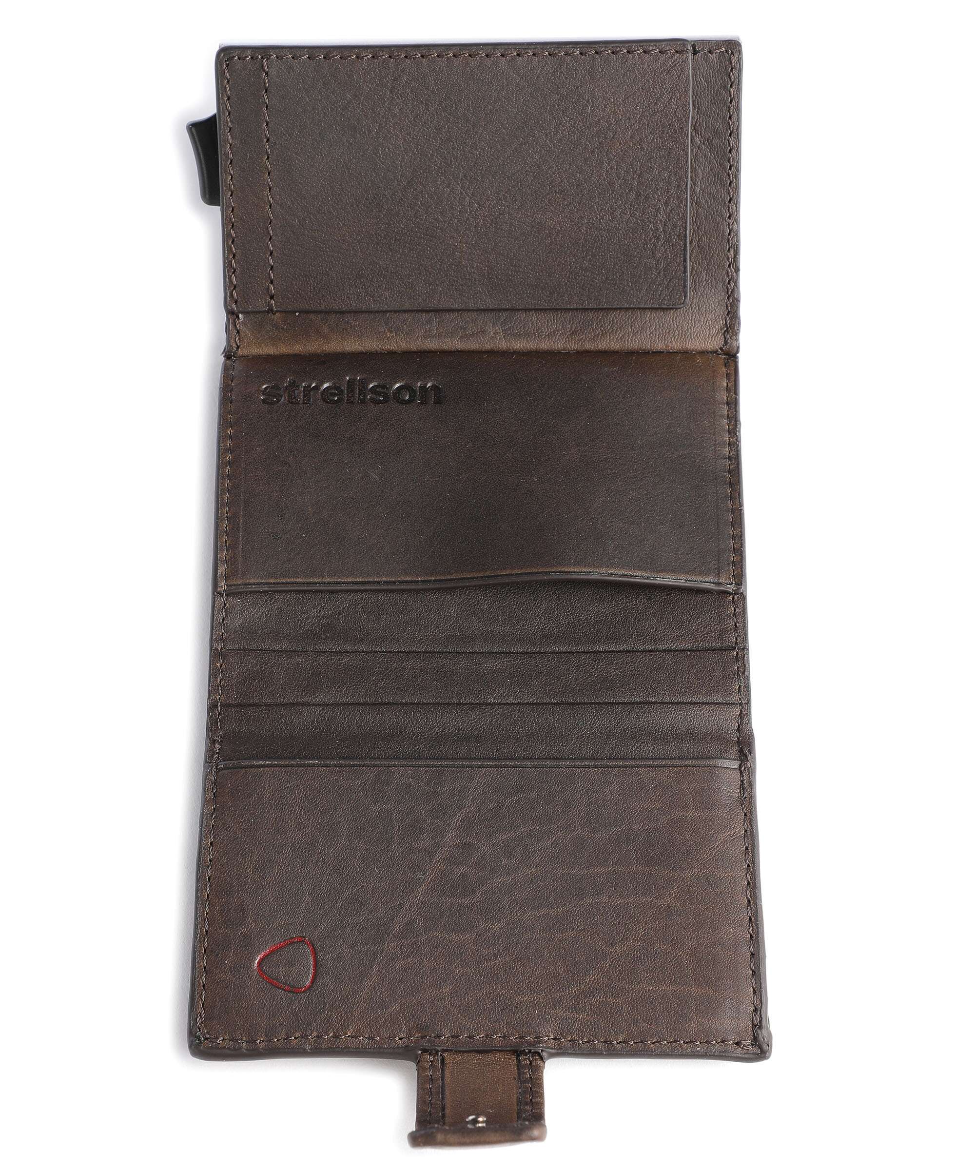 Strellson Camden RFID Credit card holder dark brown