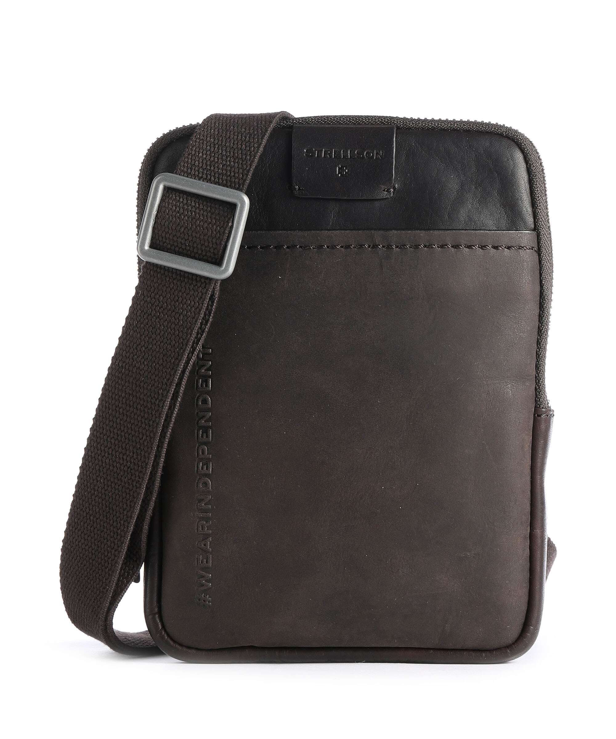 Strellson Brick Lane Crossbody bag dark brown