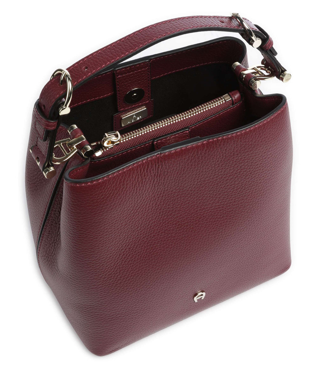 Aigner Delia S Bucket bag burgundy