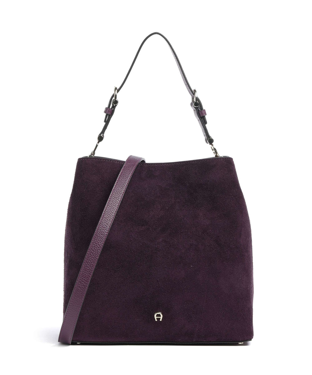 Aigner Delia M Hobo bag plum