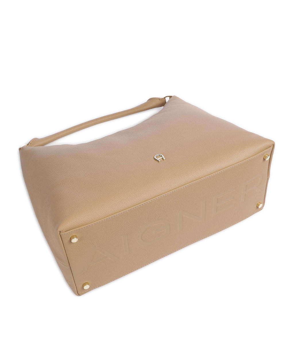 Aigner Zita M Hobo bag trench beige