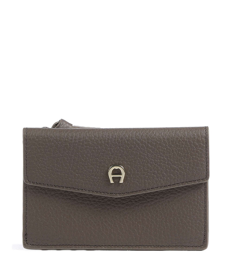 Aigner Vika Credit card holder coal brown