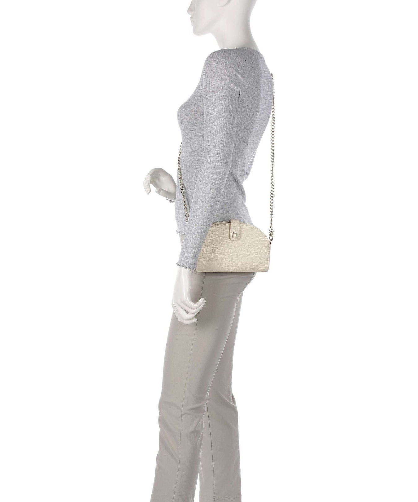 Aigner Fashion Phone bag macadamia white