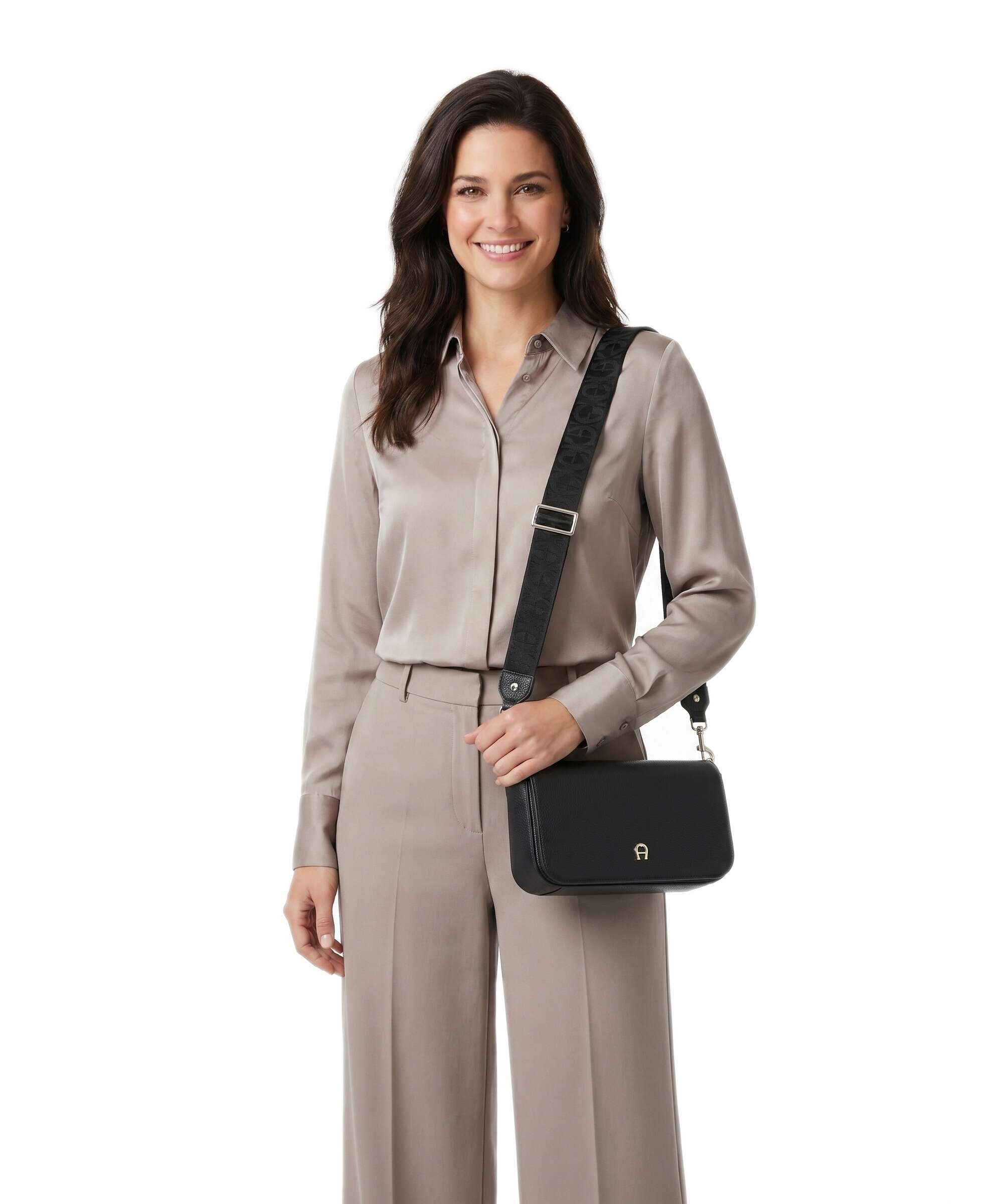 Aigner Zita S Crossbody bag black