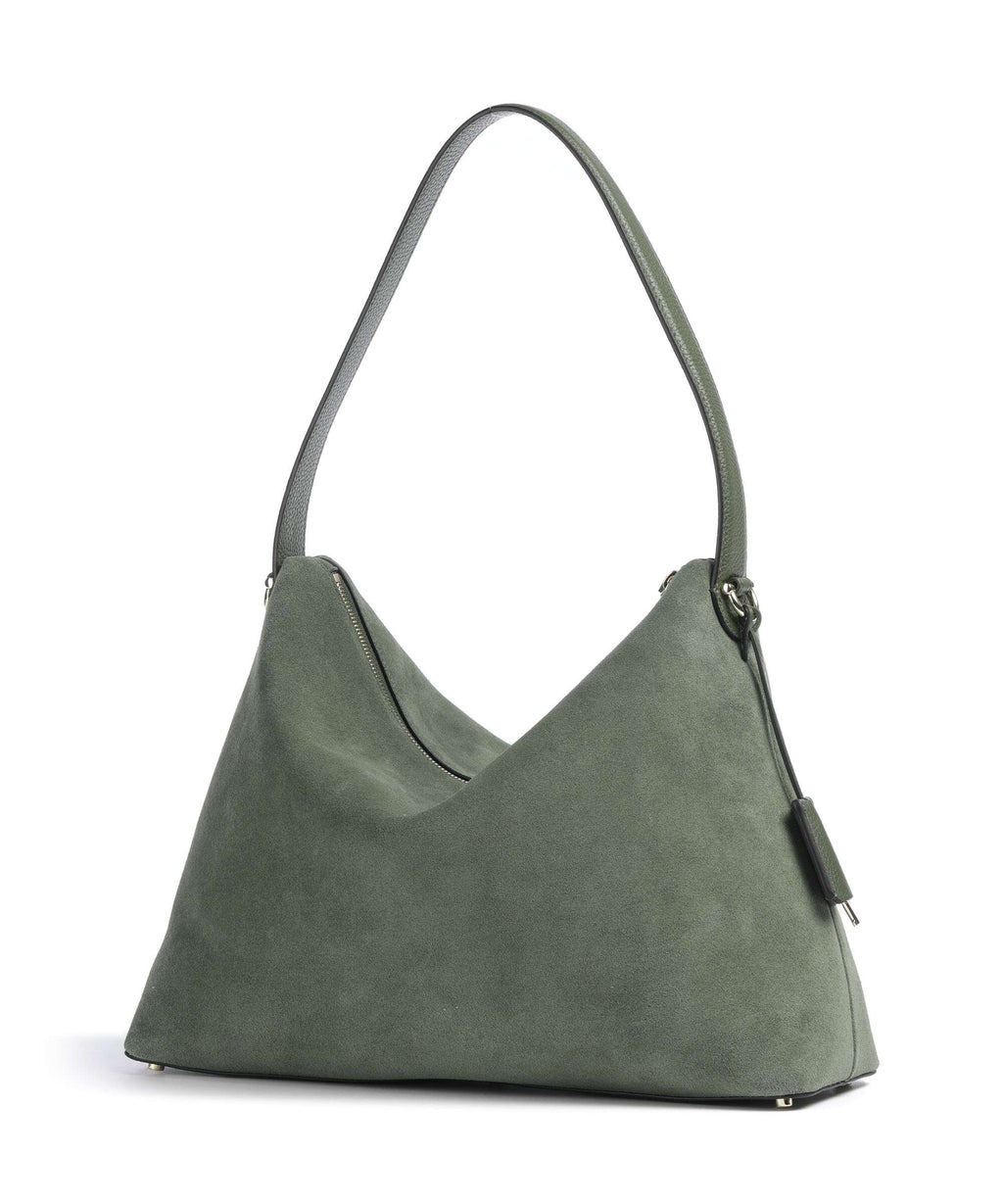 Aigner Delia L Hobo bag dark olive