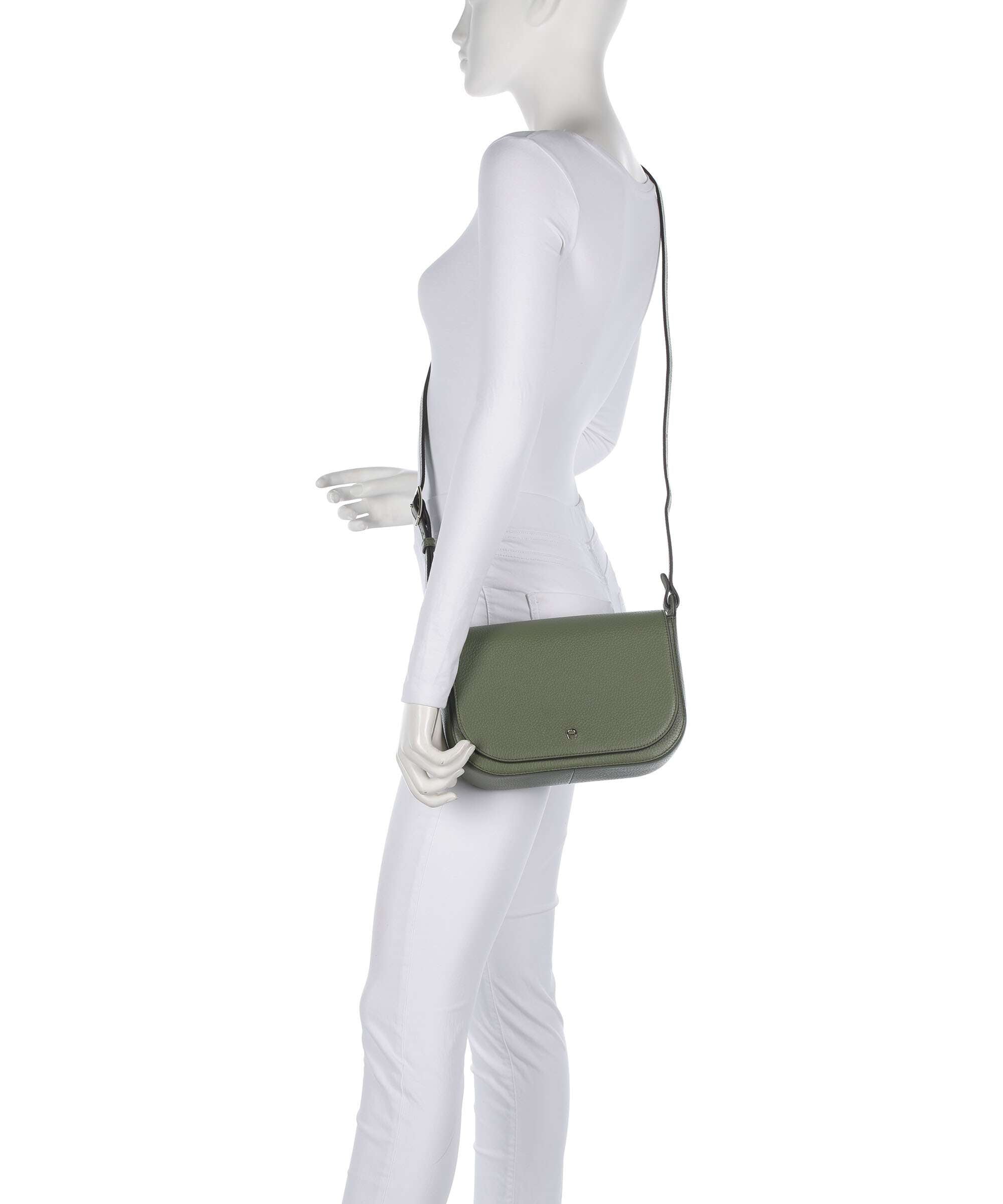 Aigner Pura S Crossbody bag moss green