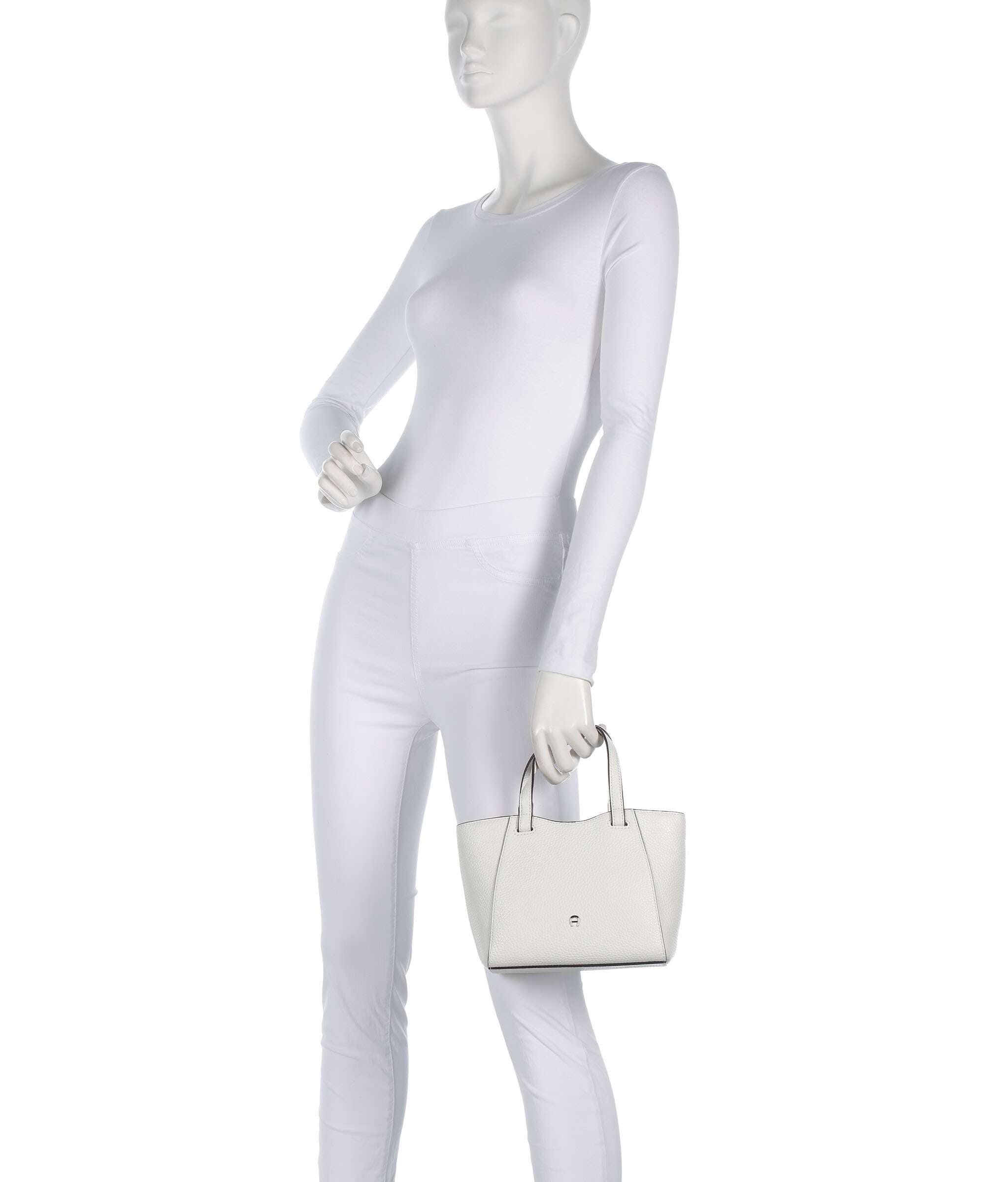 Aigner Pura S Handbag cotton white