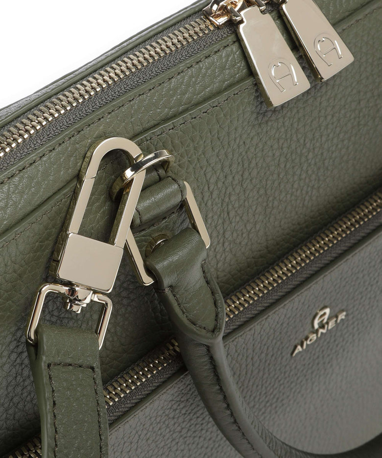 Aigner Ivy L Briefcase moss green