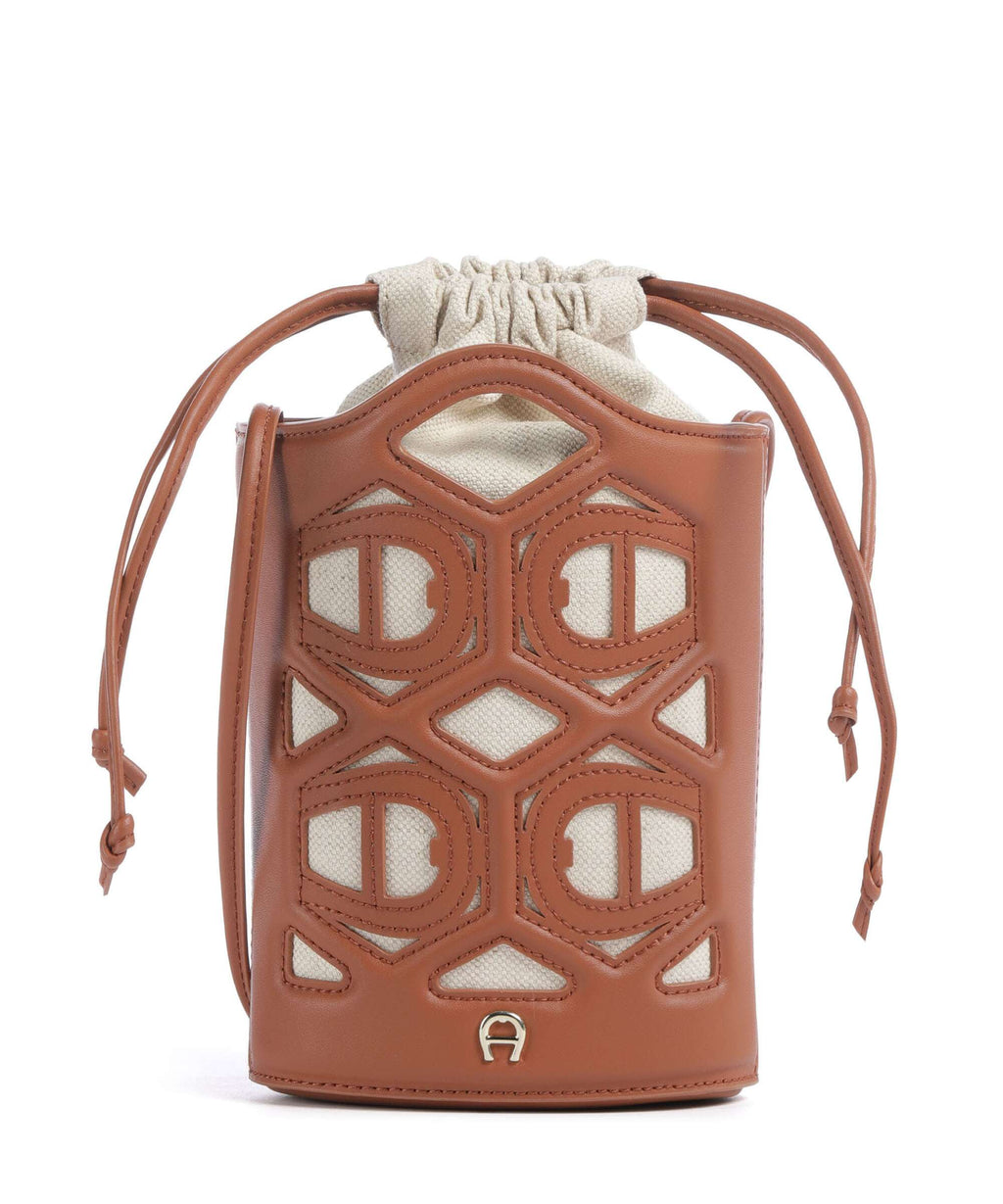 Aigner Azzurra S Bucket bag cognac brown