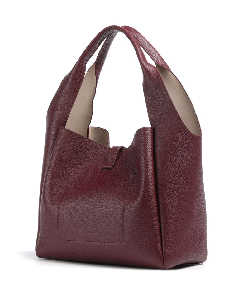 Aigner Zaira M Hobo bag burgundy
