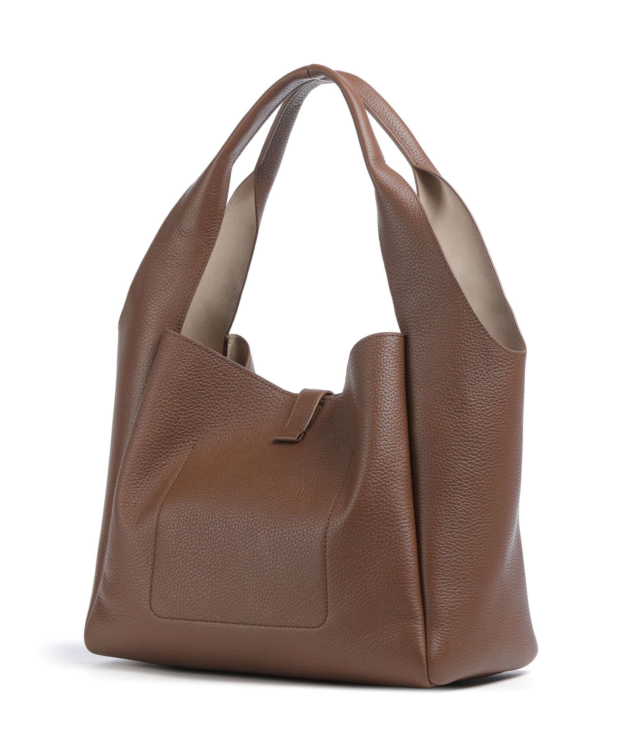 Aigner Zaira M Hobo bag saddle brown