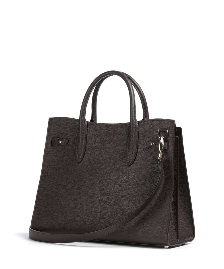 Aigner Farah L Handbag soil brown