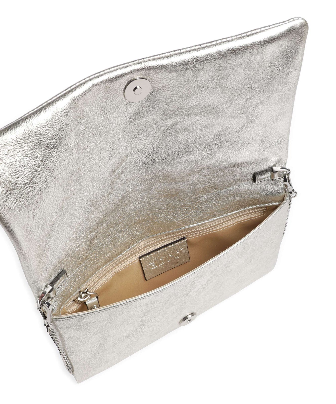 Abro Mimosa Clutch bag white/white gold