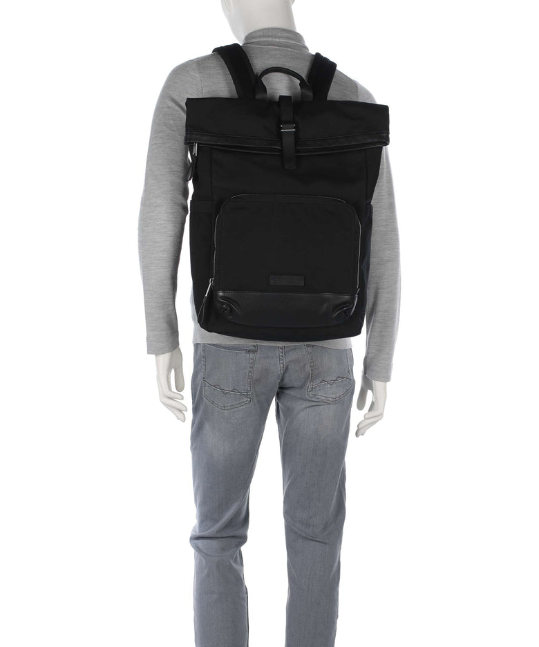 Marc O'Polo Mory M Rolltop backpack black