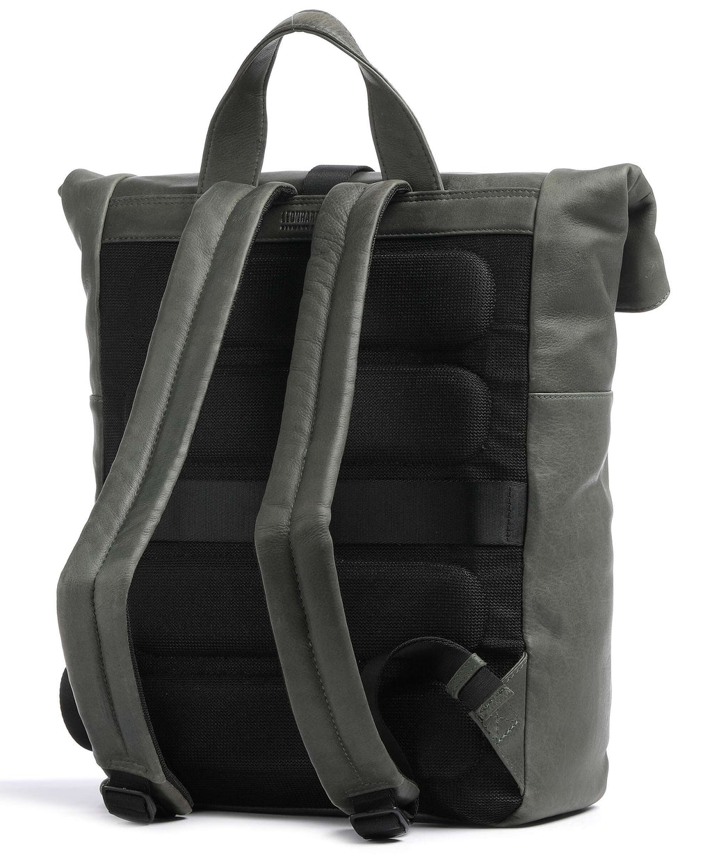 Leonhard Heyden Den Haag Rolltop backpack oliv