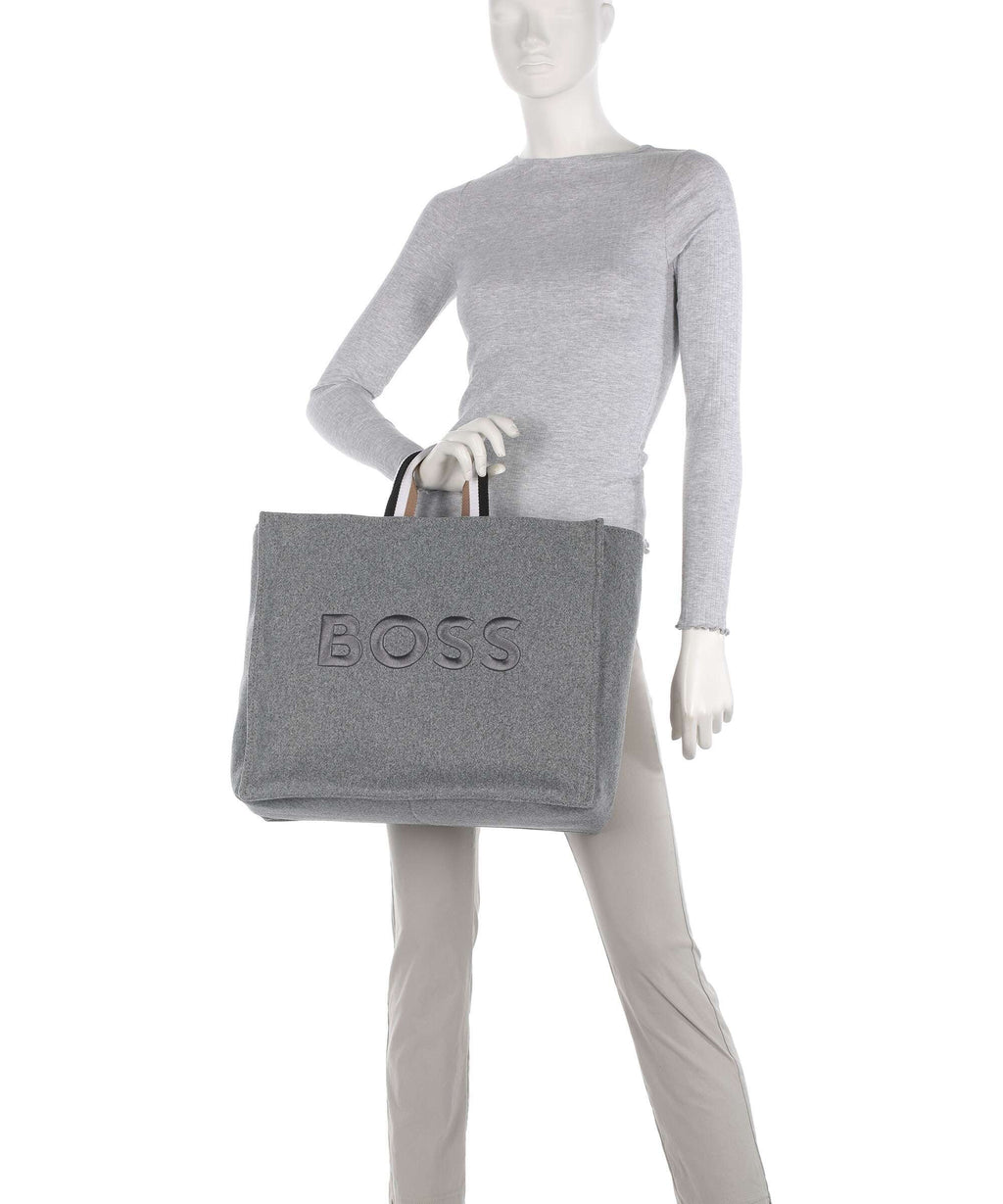 BOSS Deva Tote bag medium grey