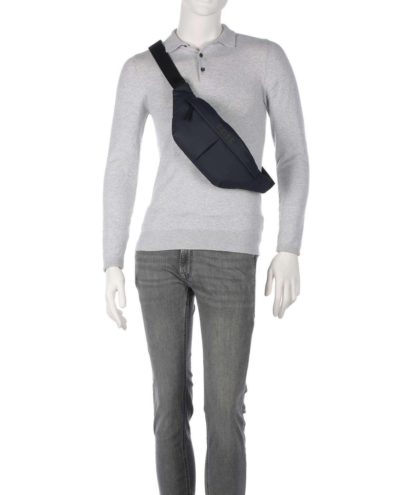 BOSS Stormy Fanny pack dark blue