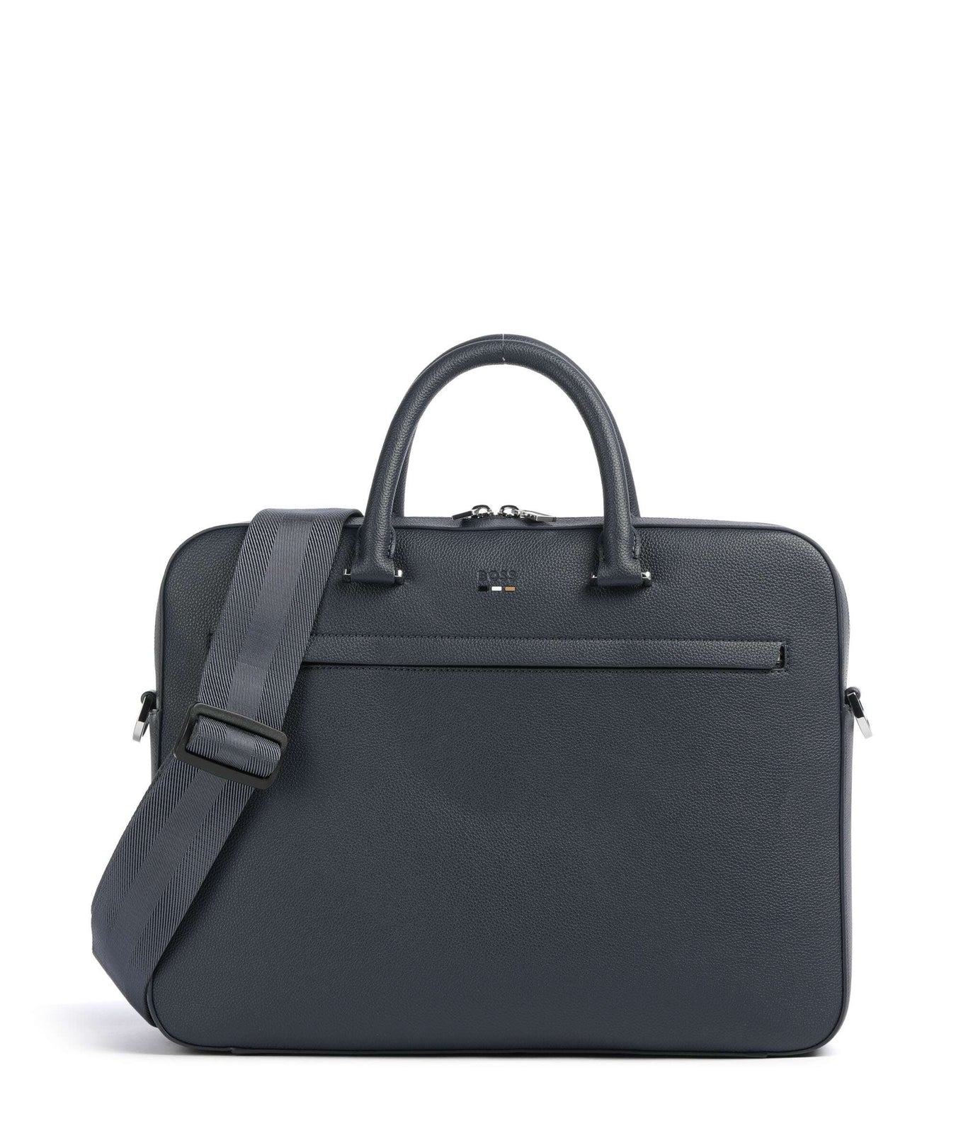 BOSS Ray Briefcase open blue