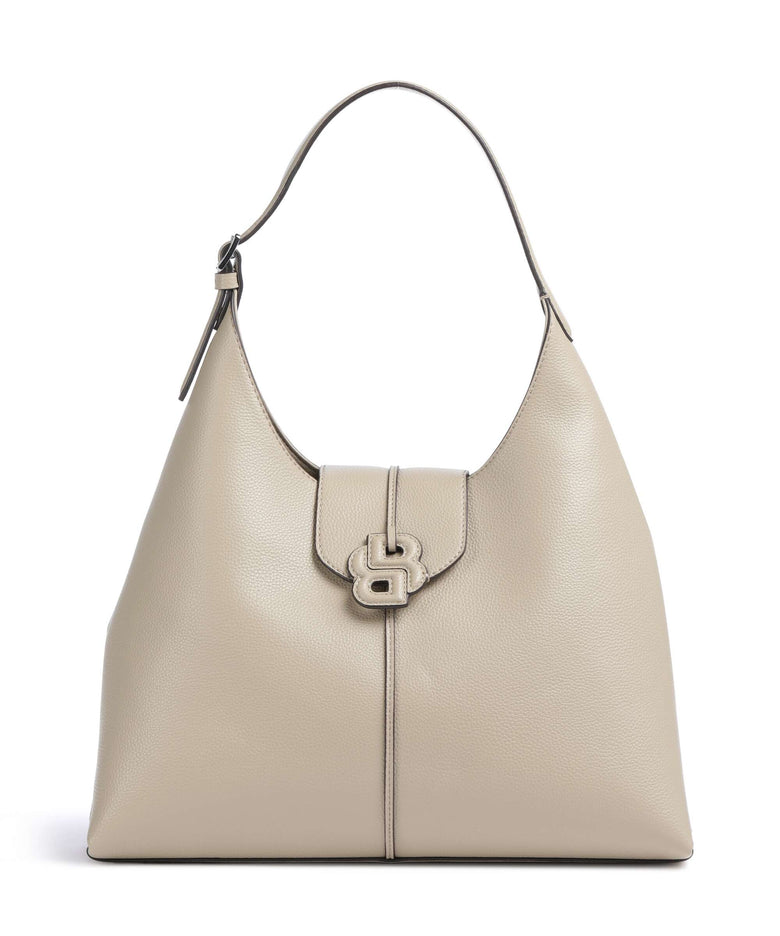 BOSS Anett Big Hobo bag light beige