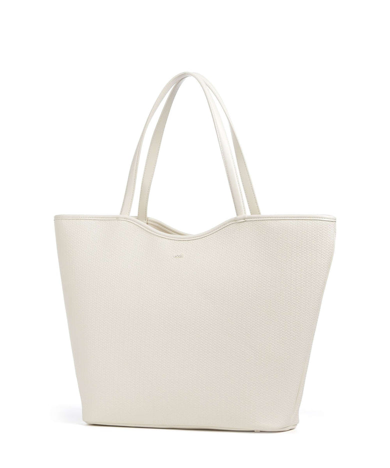 BOSS Anett Big Tote bag open white