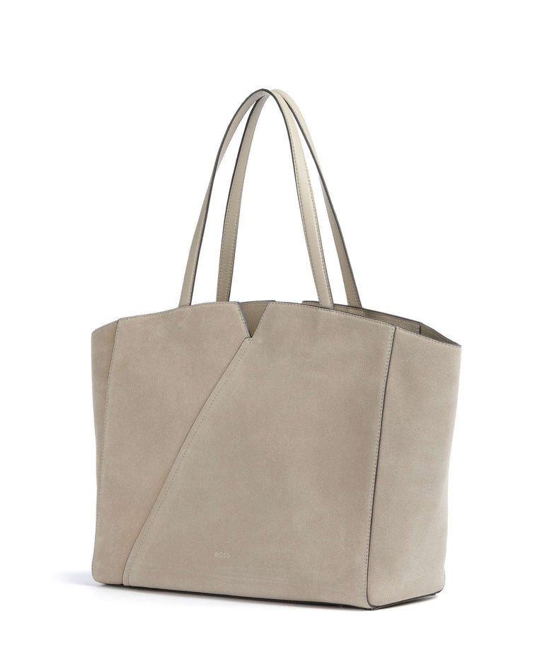 BOSS Revers Tote bag light beige