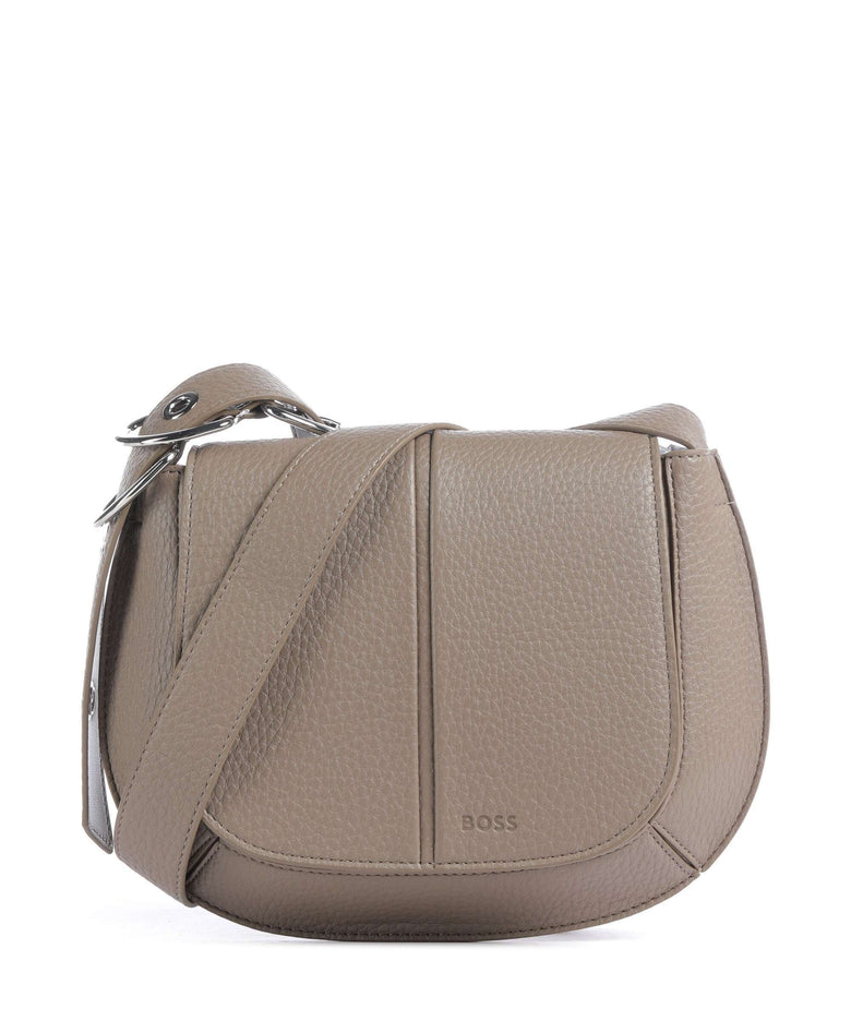 BOSS Clarice Crossbody bag brown overflow
