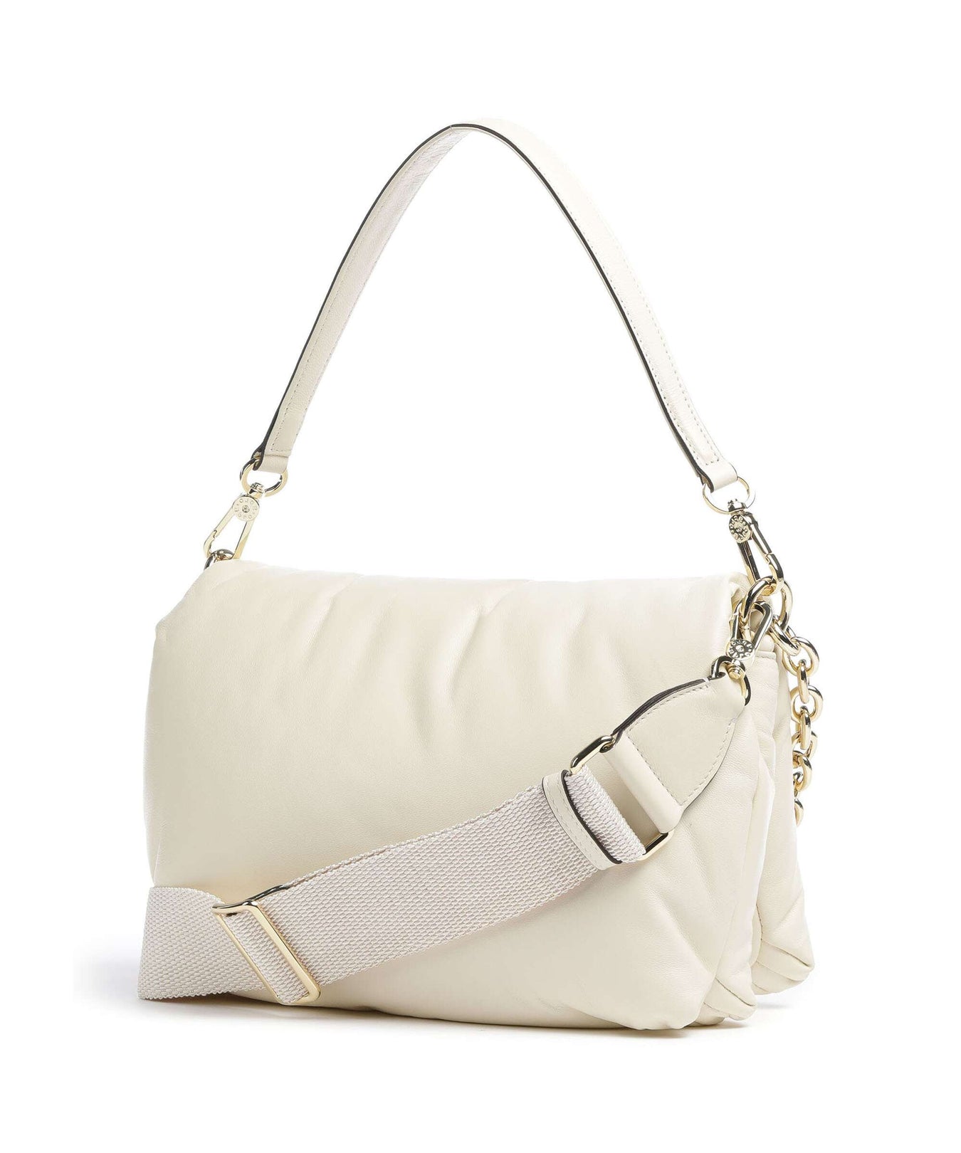 Abro Piuma_Lucido Puffer Shoulder bag milk