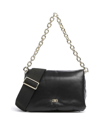 Abro Piuma_Lucido Puffer Olkalaukku black/gold