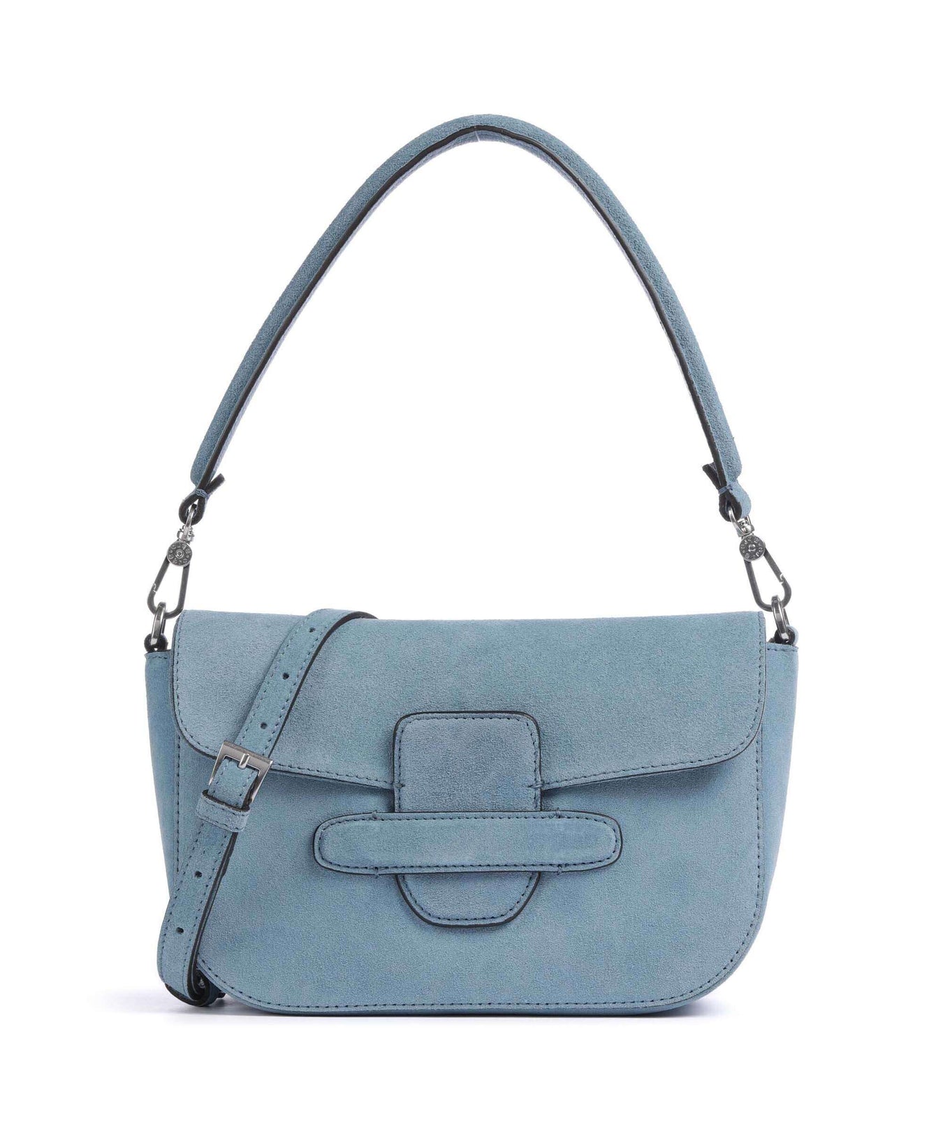 Abro Suede Camilla Shoulder bag blue