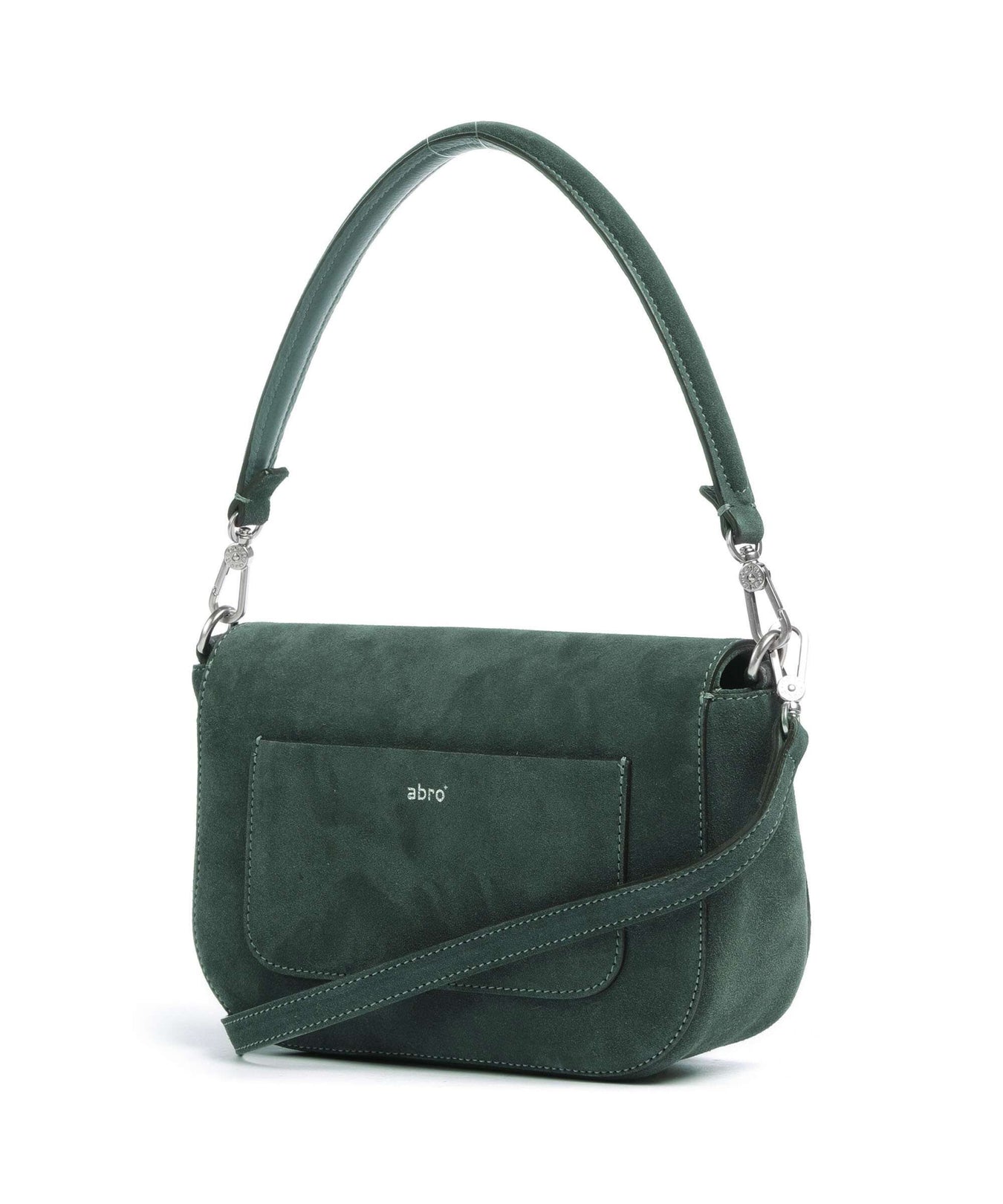 Abro Suede Camilla Shoulder bag sage