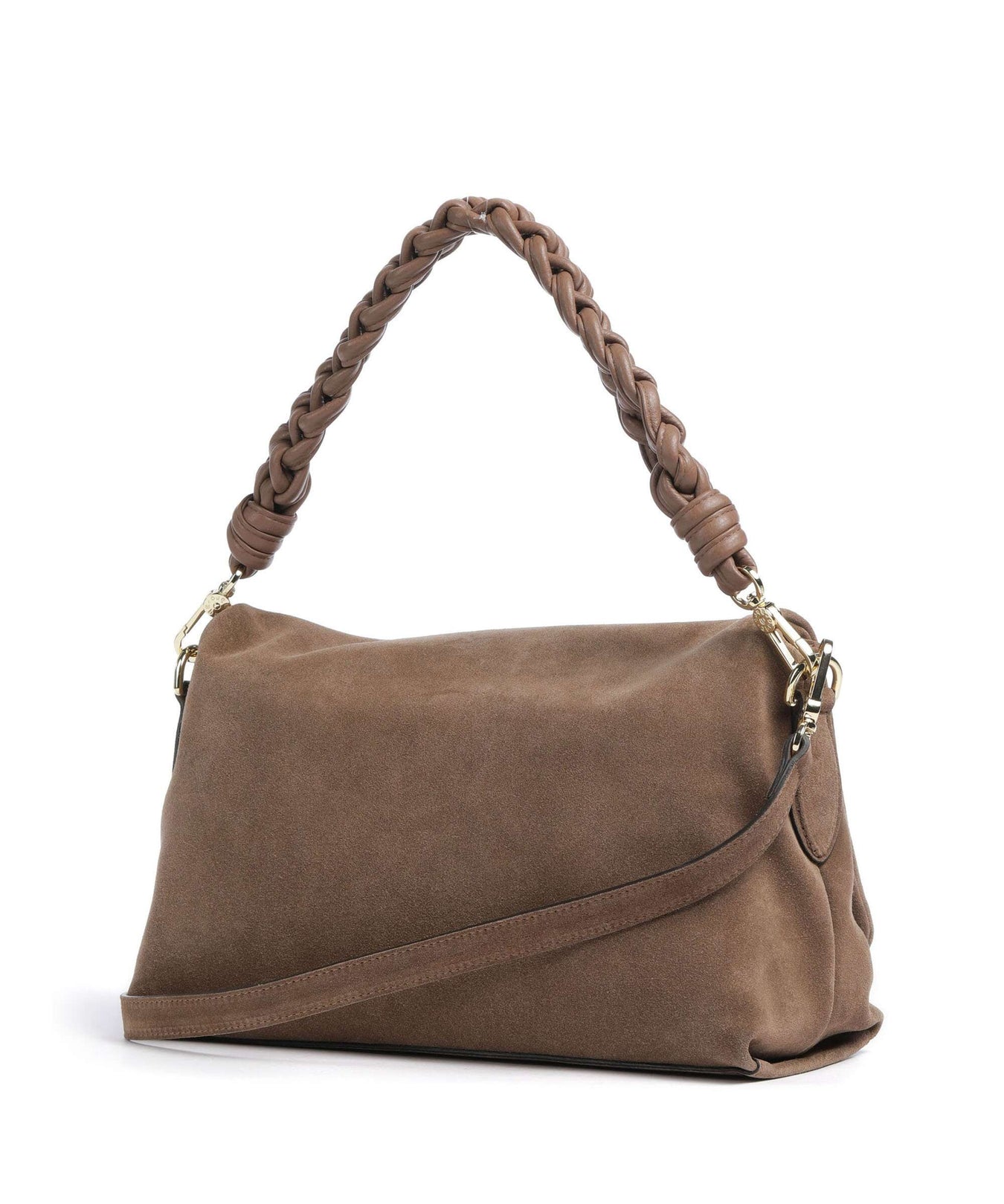 Abro Suede Soley Shoulder bag camel