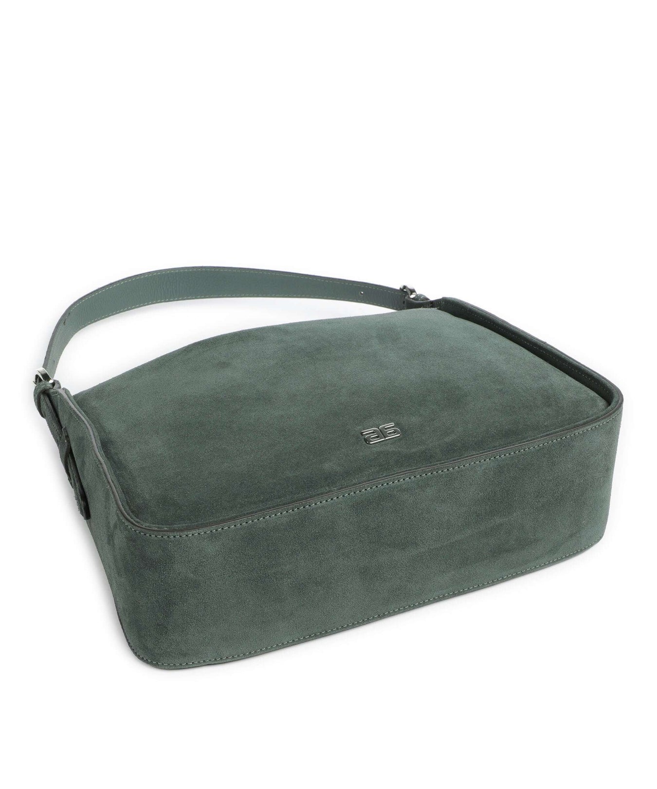 Abro Suede Best Friend Hobo bag sage