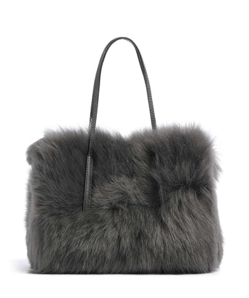 Abro Shearling Noelle Käsilaukku grey