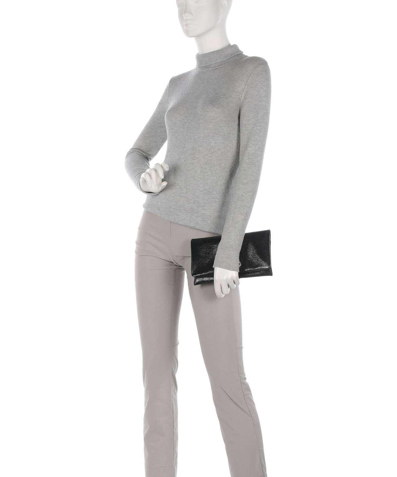 Abro Mimosa Strass Clutch bag black/nickel