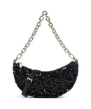 Abro Sequins Moon Olkalaukku black/gold