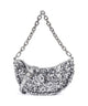 Abro Sequins Moon Olkalaukku silver