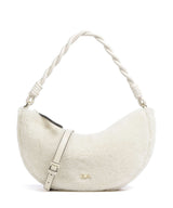 Abro Shearling Moon Olkalaukku milk