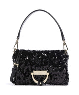 Abro Sequins Temi Olkalaukku black/gold