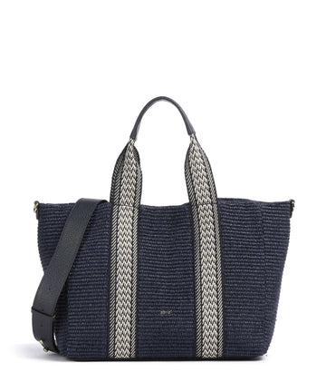 Abro Raffia Kaia Ostoskassi navy