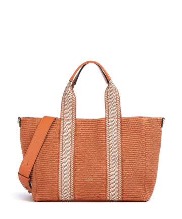 Abro Raffia Kaia Ostoskassi orange