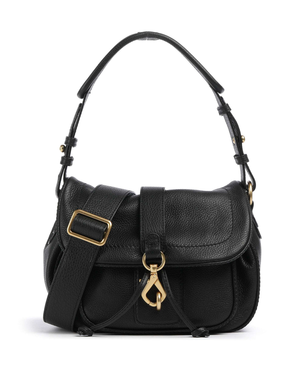 Abro Dalia Star Saddle Shoulder bag black/gold