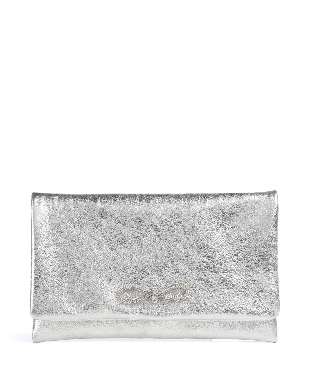 Abro Mimosa Strass Clutch bag white/white gold