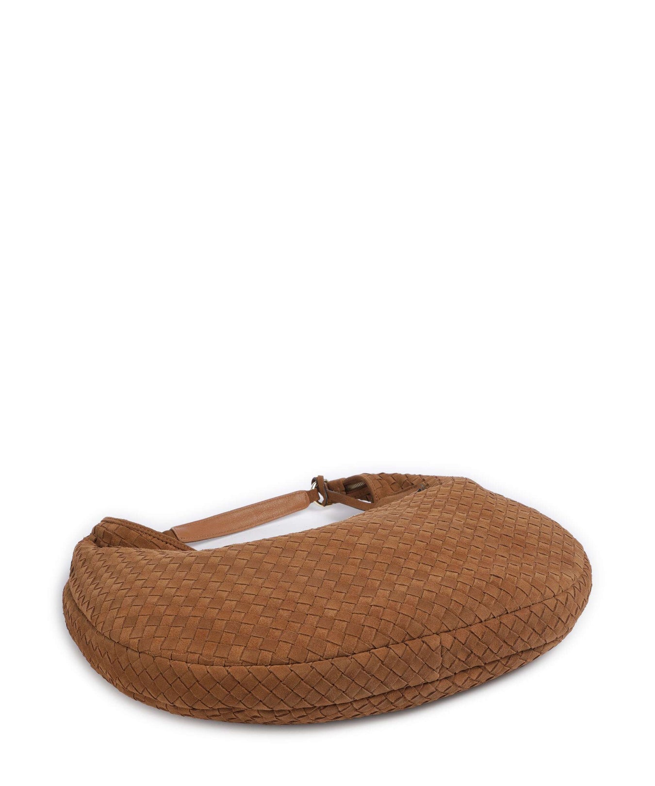 Abro Suede Nana Hobo bag cuoio