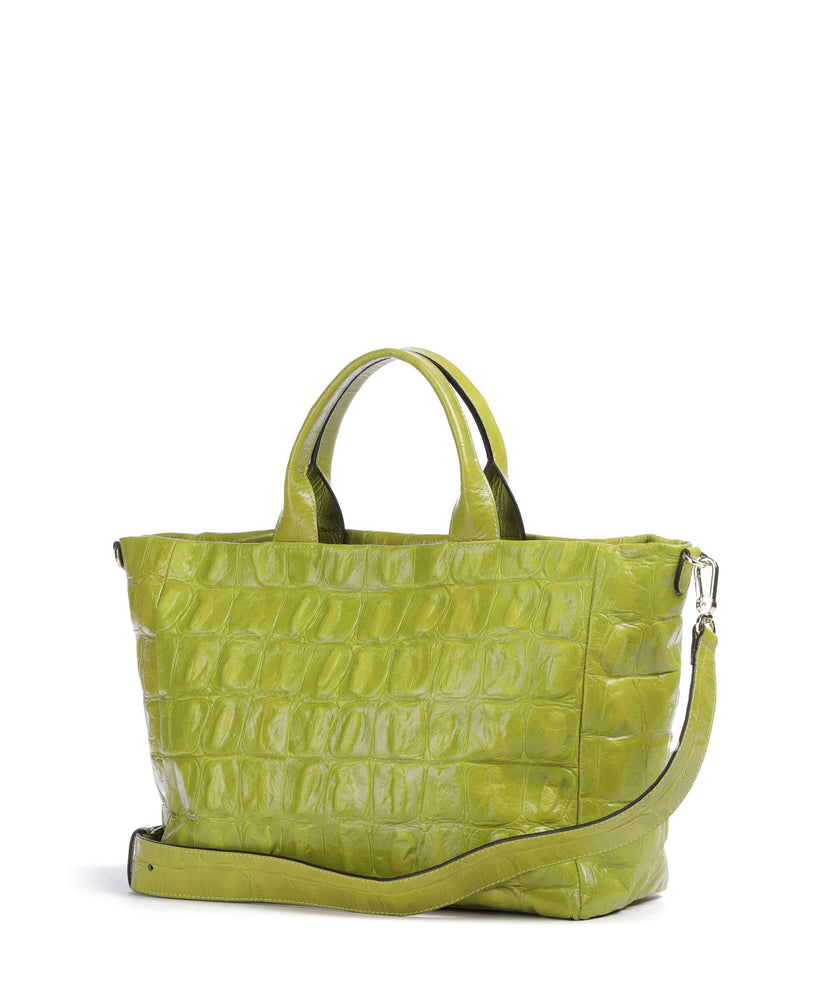 Abro Maxi Cocco Mia Handbag lime