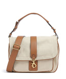 Abro Olana Star Saddle Pussilaukku natural/cuoio
