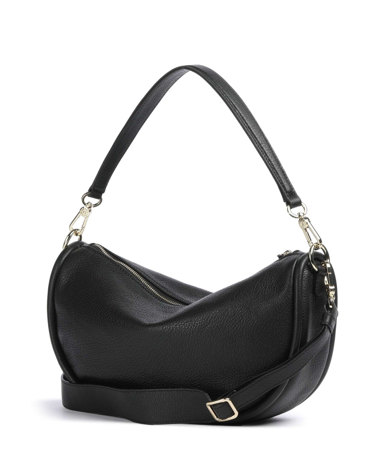 Abro Dalia Willow Hobo bag black/gold