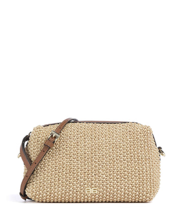 Abro Maglia Raffia Kaia Olkalaukku natural