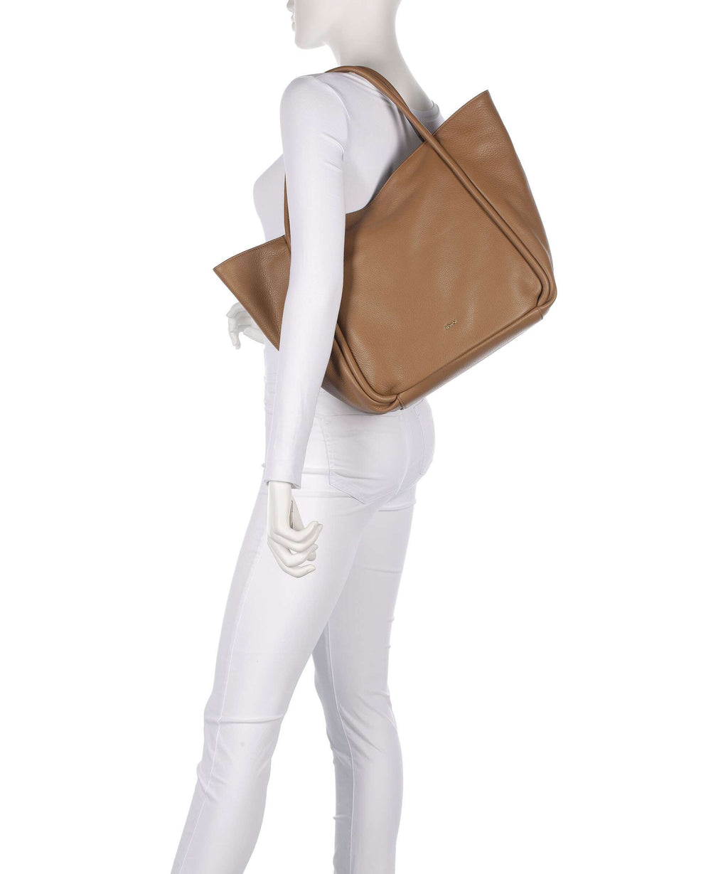 Abro Dalia Willow Tote bag caramel/cognac