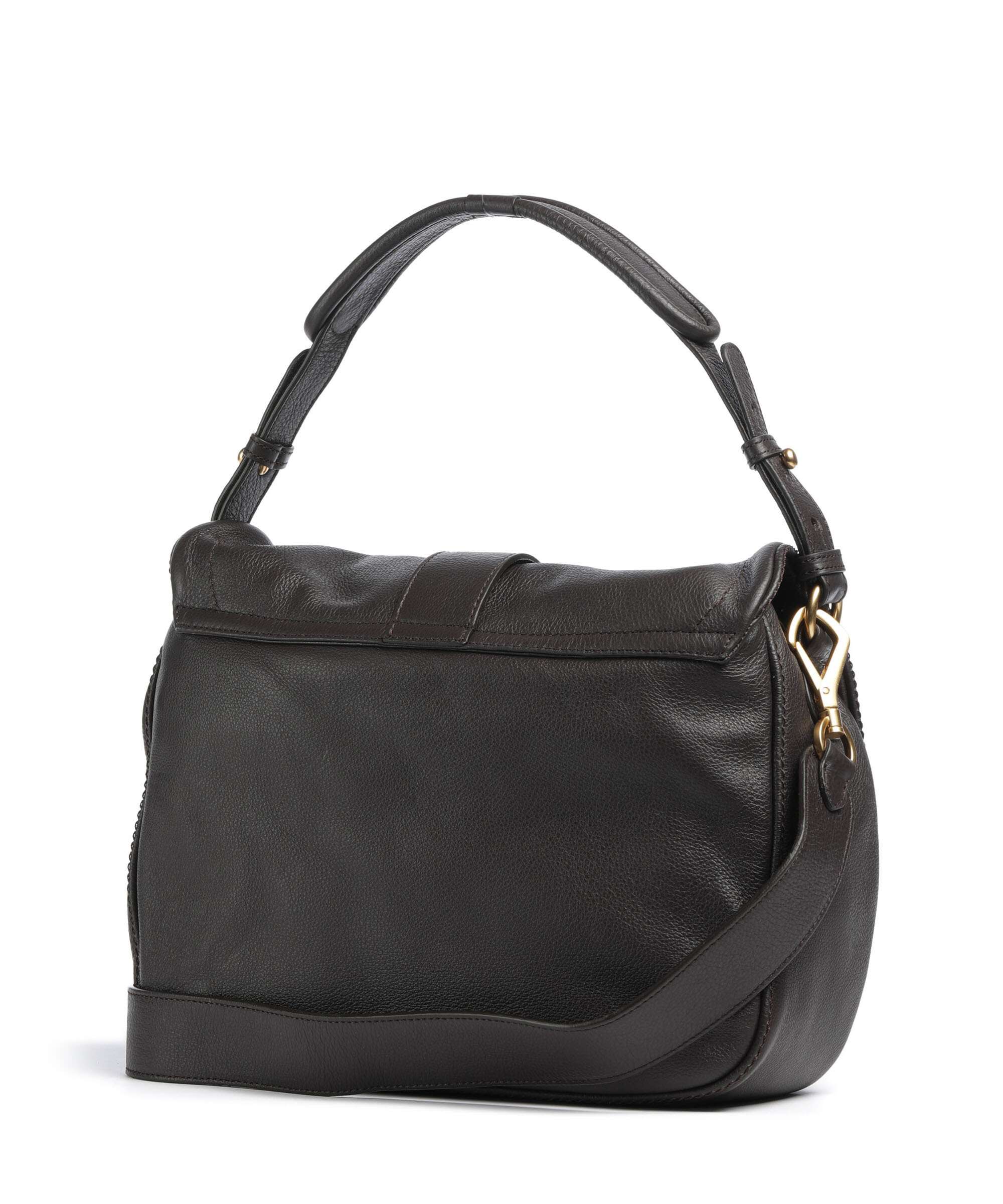 Abro Dalia Star Saddle Hobo bag dark brown