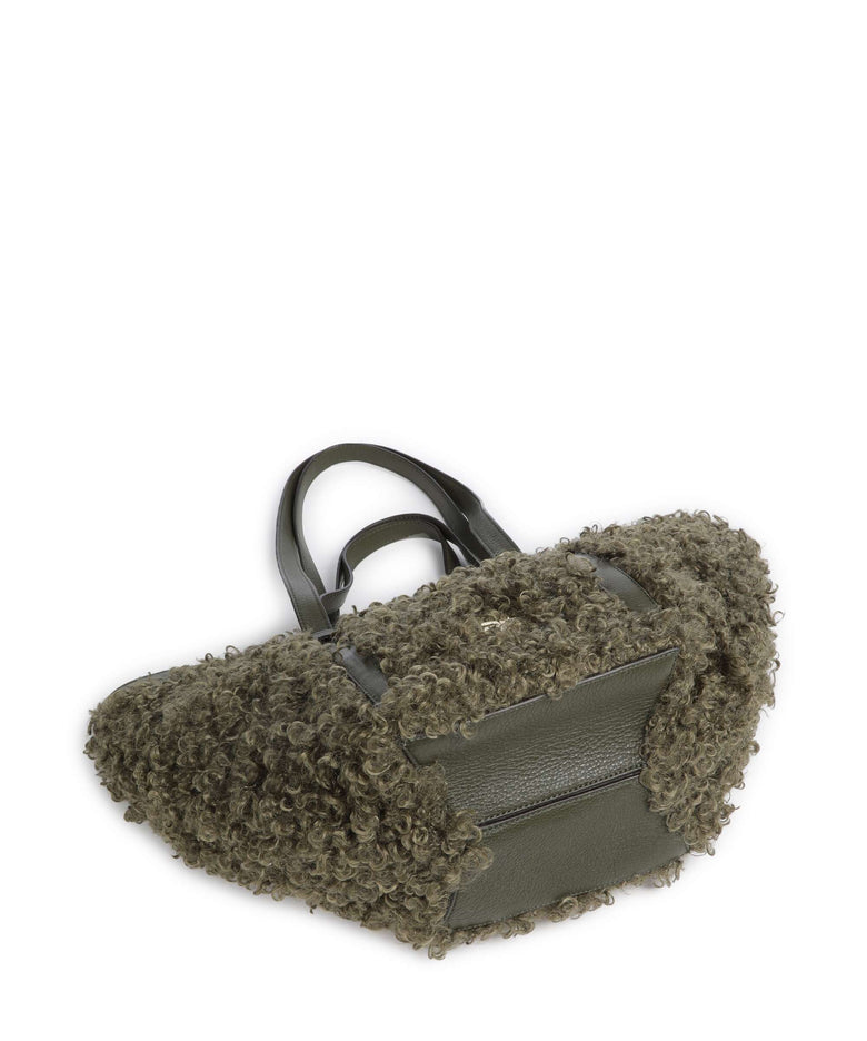 Abro Latxa Cosmo Medium Tote bag oliv